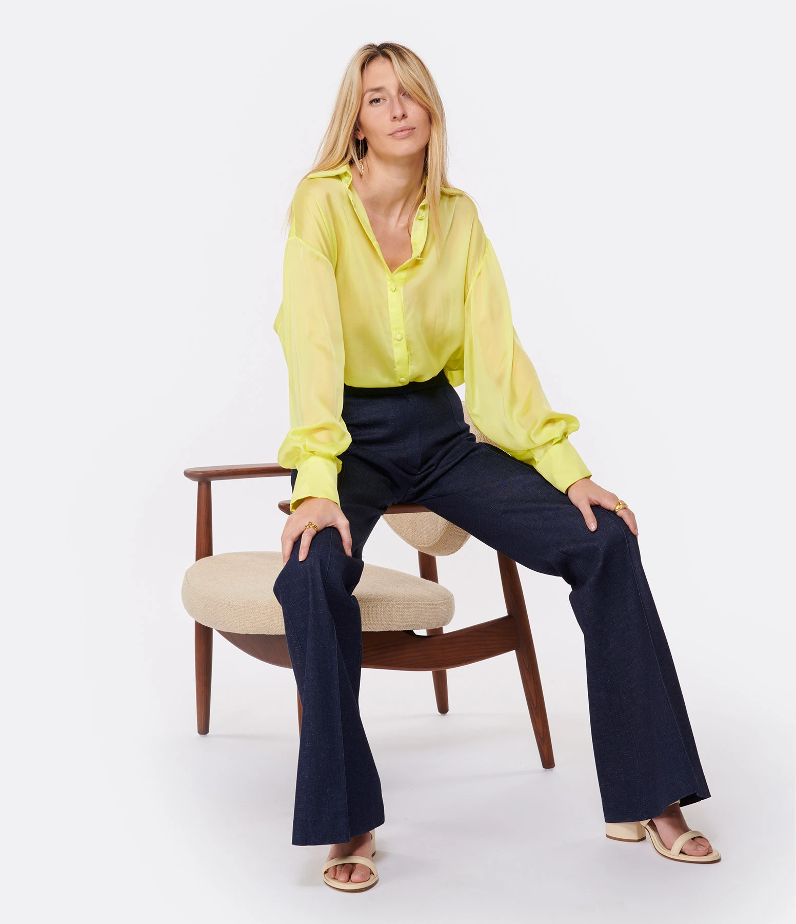 OUD Pantalon Espi Denim Stretch Bleu 5 OUD Pantalon Espi Denim Stretch Bleu – Image 3