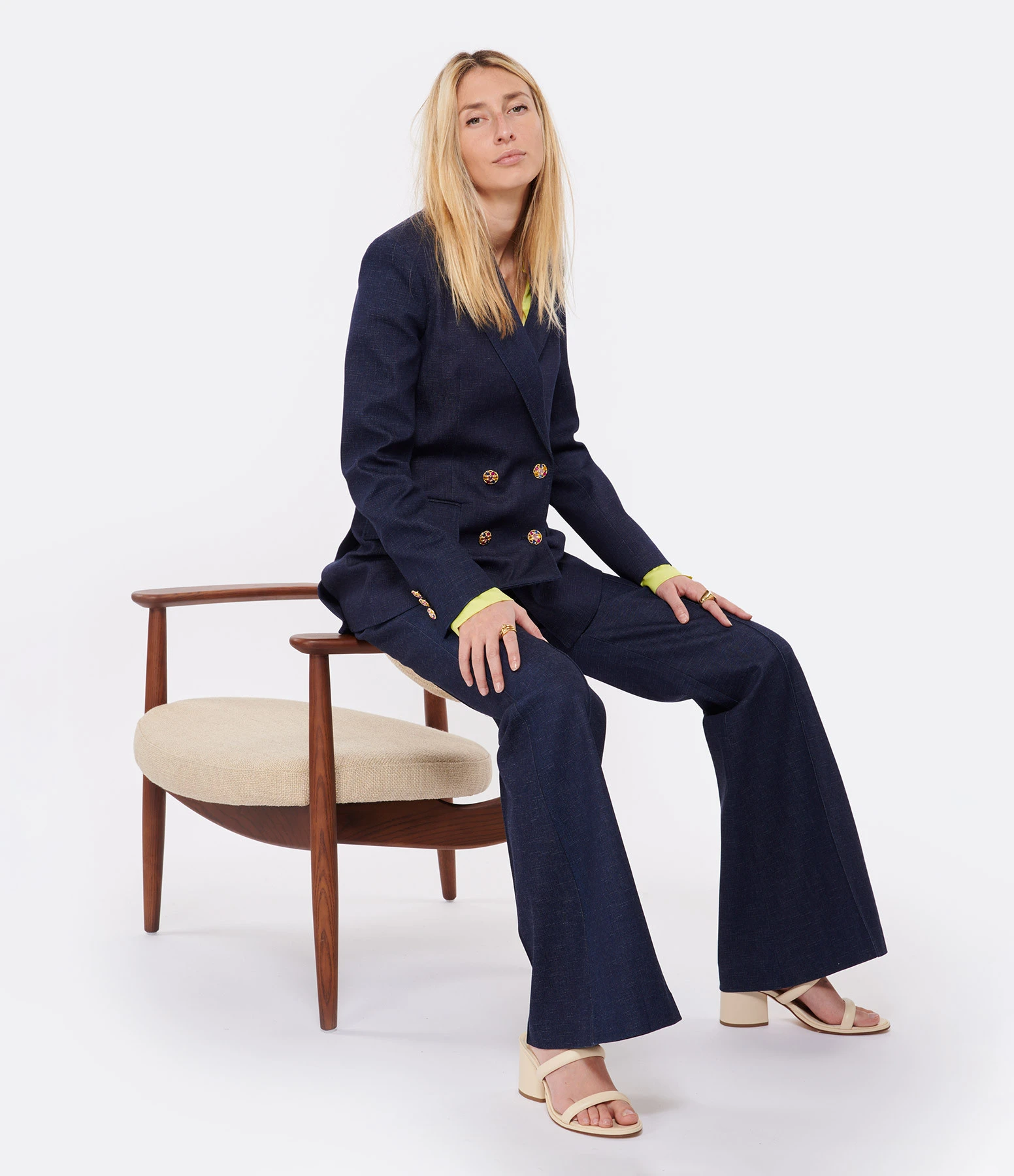 OUD Pantalon Espi Denim Stretch Bleu 8 OUD Pantalon Espi Denim Stretch Bleu – Image 6