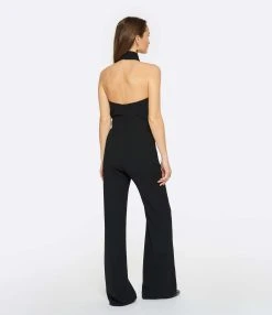 OUD Combinaison Iris Crêpe Unie Noir 9 OUD Combinaison Iris Crêpe Unie Noir -ANINE BING Boutique oudir look20230118 12 1