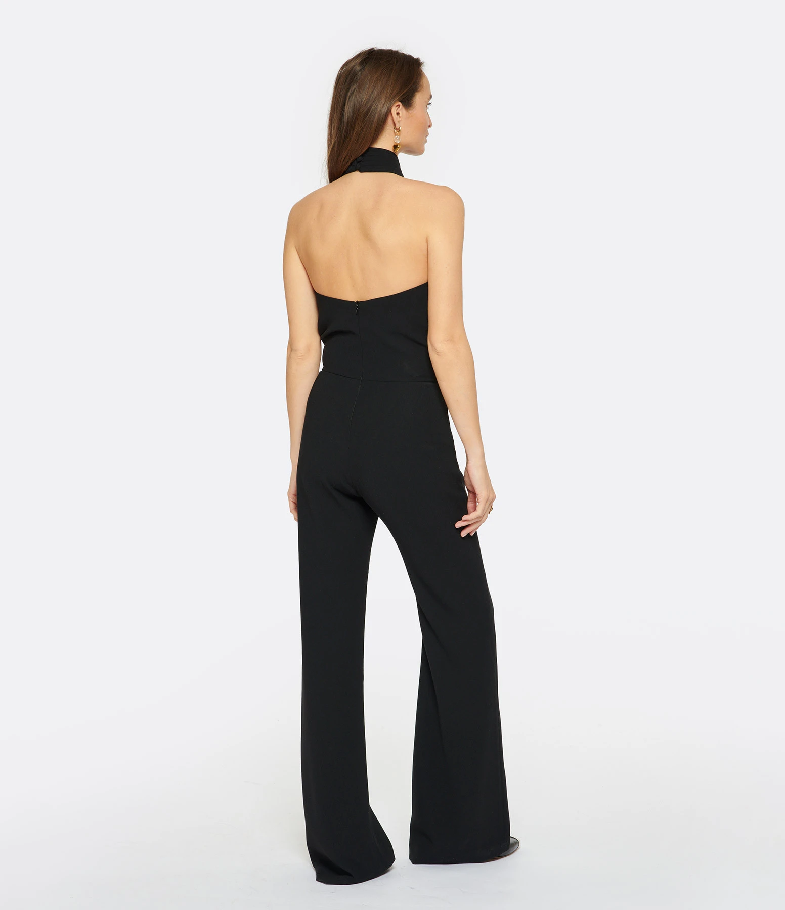 OUD Combinaison Iris Crêpe Unie Noir 6 OUD Combinaison Iris Crêpe Unie Noir – Image 4