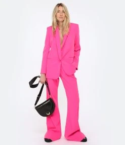 OUD Pantalon Karina Stretch Uni Rose 12 OUD Pantalon Karina Stretch Uni Rose -ANINE BING Boutique oudka look20230117 264