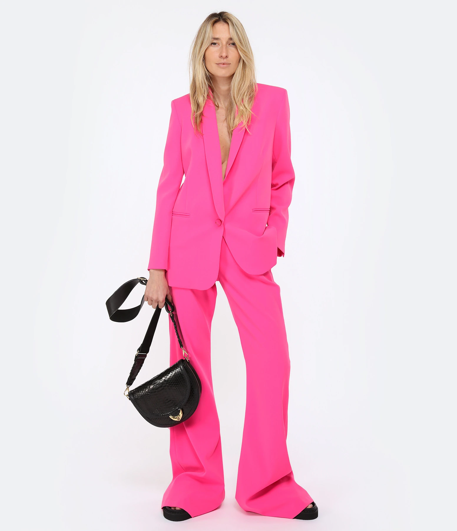 OUD Pantalon Karina Stretch Uni Rose 6 OUD Pantalon Karina Stretch Uni Rose – Image 4