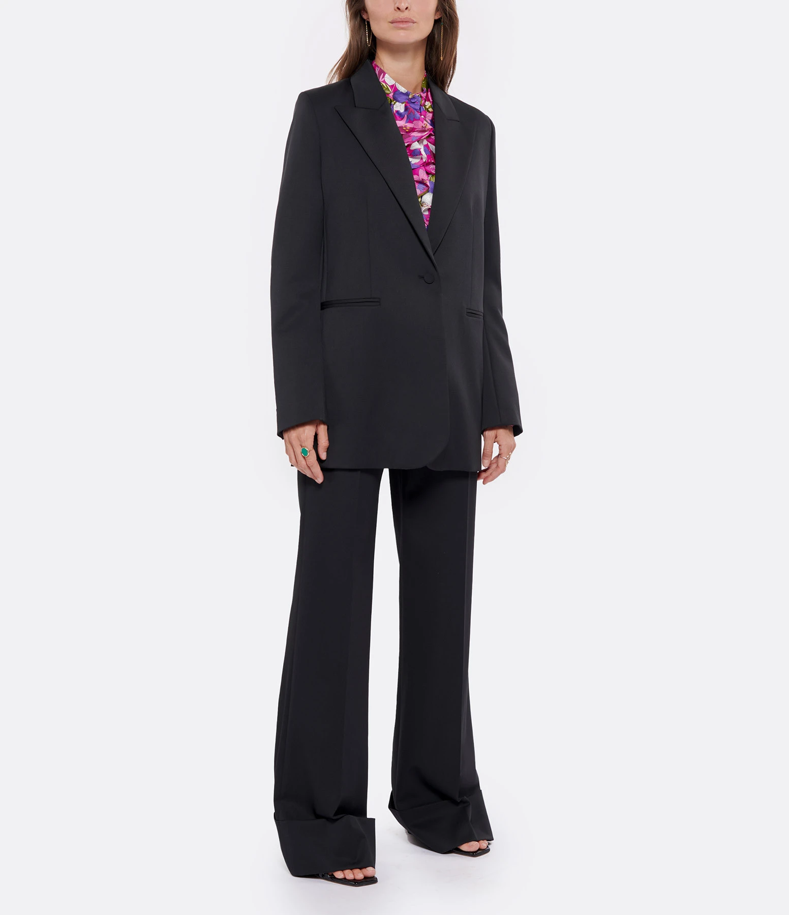 OUD Pantalon Costume Laine Noir 8 OUD Pantalon Costume Laine Noir – Image 6