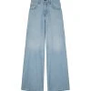 MARGAUX LONNBERG Pantalon Parker Denim Coton Bleu Clair -ANINE BING Boutique parker light blue