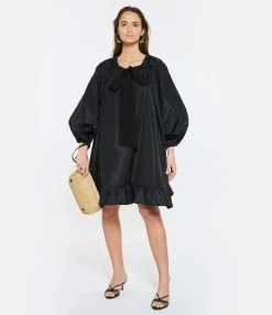 PATOU Robe Froufrou Noir -ANINE BING Boutique patou look20230124 256 1