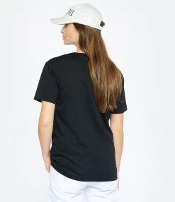Tee-shirt Essential Patou Coton Noir -ANINE BING Boutique patou look20230124 391
