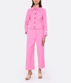 PATOU Pantalon Iconic Coton Bégonia Rose -ANINE BING Boutique patou look20230223 123