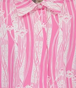 PATOU Robe Chemise Courte Coton Rose Art Déco 10 PATOU Robe Chemise Courte Coton Rose Art Déco -ANINE BING Boutique patou48694 pck20230123 2