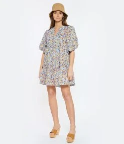 Poupette St Barth Robe Courte Aria Coton Violet 8 Poupette St Barth Robe Courte Aria Coton Violet -ANINE BING Boutique psbar look20230124 140 1