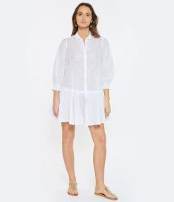 Poupette St Barth Robe Courte Tesorino Coton Brodé Blanc 8 Poupette St Barth Robe Courte Tesorino Coton Brodé Blanc -ANINE BING Boutique psbar look20230124 161