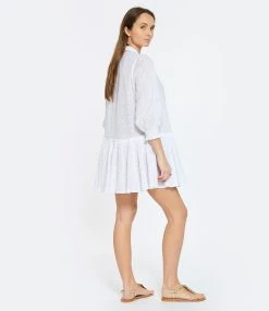 Poupette St Barth Robe Courte Tesorino Coton Brodé Blanc 9 Poupette St Barth Robe Courte Tesorino Coton Brodé Blanc -ANINE BING Boutique psbar look20230124 163