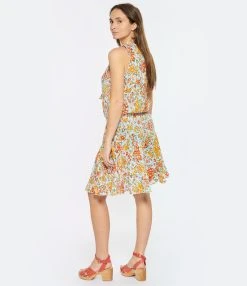 Poupette St Barth Robe Courte Clara Coton Brodé Orange 9 Poupette St Barth Robe Courte Clara Coton Brodé Orange -ANINE BING Boutique psbar look20230124 168