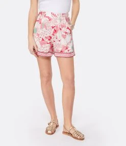 Poupette St Barth Short Isabelle Satin Rose 10 Poupette St Barth Short Isabelle Satin Rose -ANINE BING Boutique psbar look20230126 522