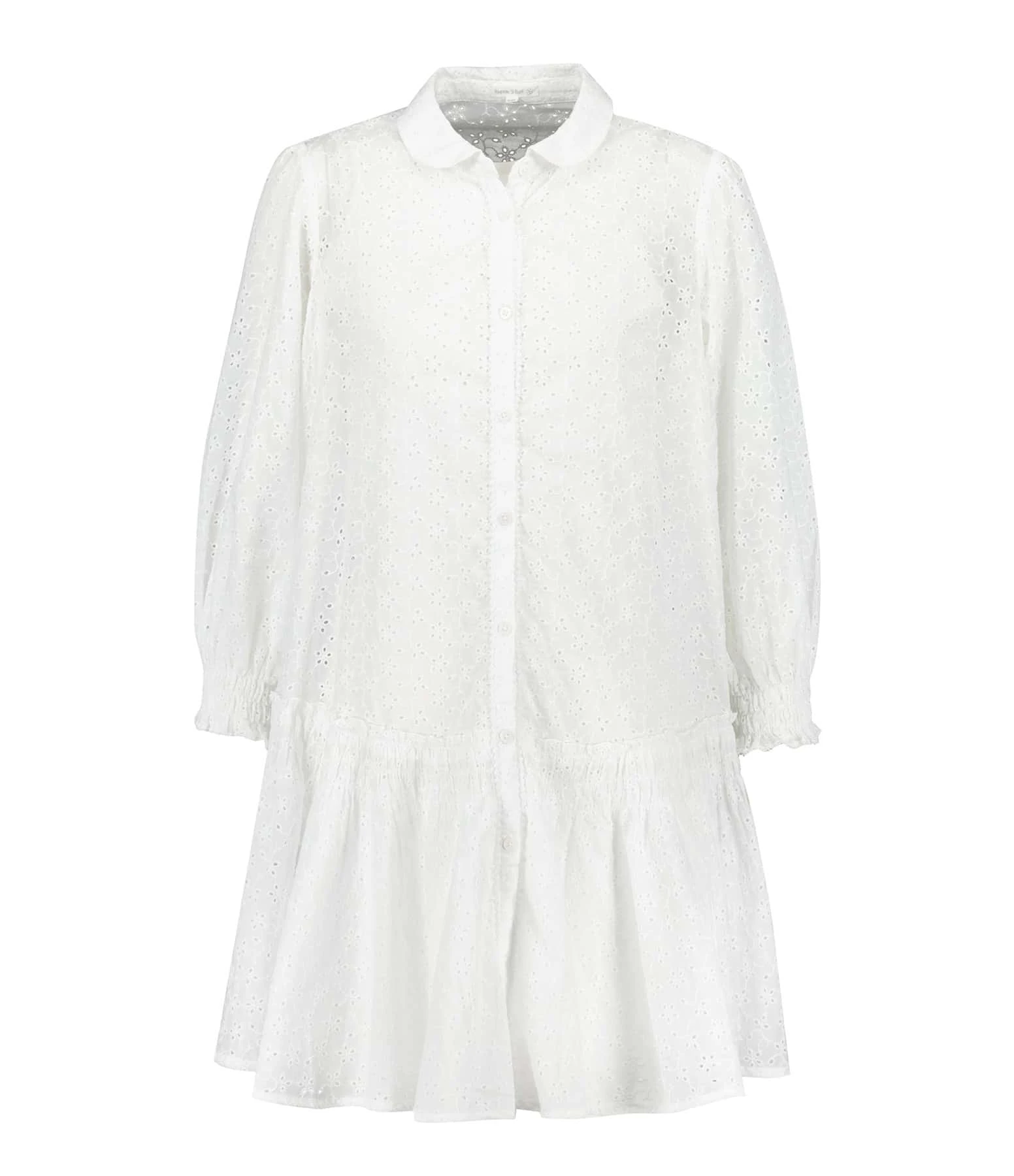 Poupette St Barth Robe Courte Tesorino Coton Brodé Blanc 3 Poupette St Barth Robe Courte Tesorino Coton Brodé Blanc