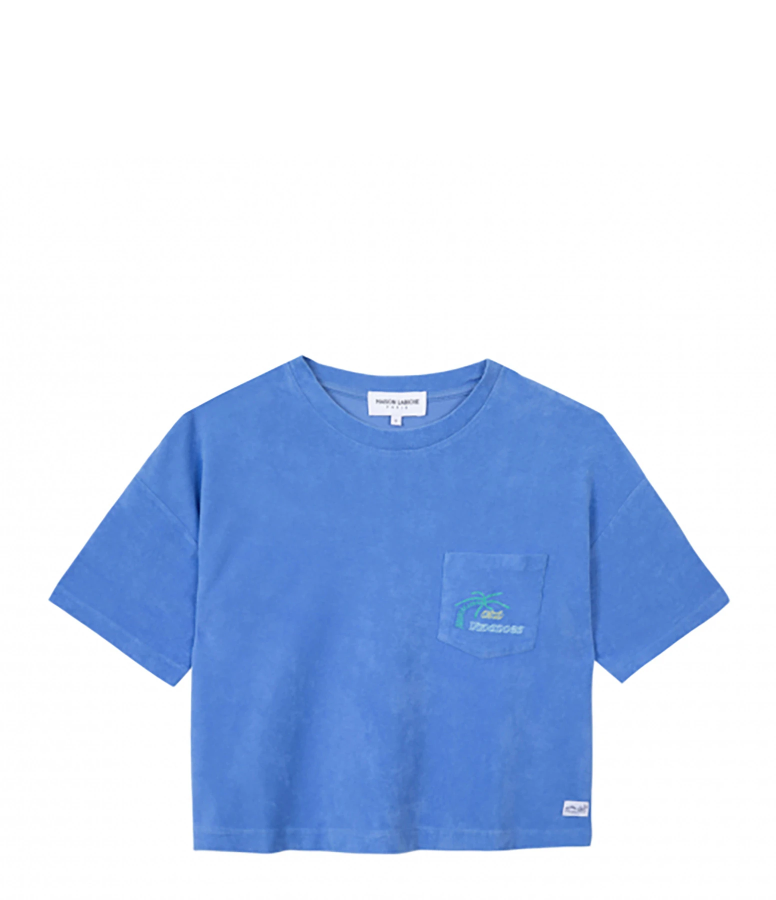 Maison Labiche Tee-shirt Tolain Club Vacances Coton Bleu Ciel 3 Maison Labiche Tee-shirt Tolain Club Vacances Coton Bleu Ciel