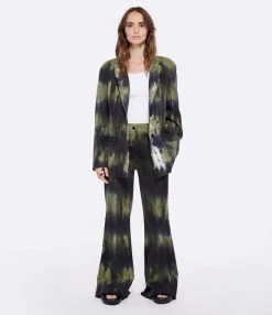 RAQUEL ALLEGRA Pantalon Gigi Vert -ANINE BING Boutique raque look20221222 254