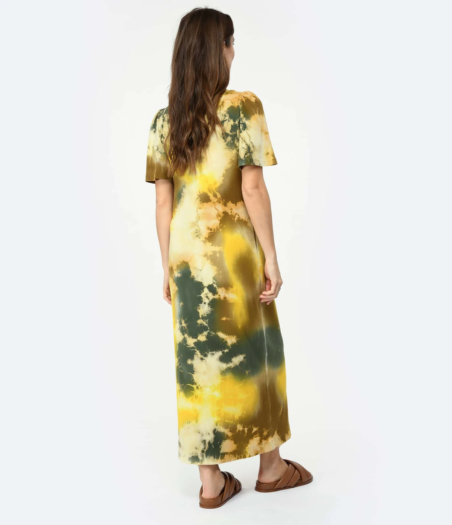 RAQUEL ALLEGRA Robe Longue New Flutter Jaune 6 RAQUEL ALLEGRA Robe Longue New Flutter Jaune – Image 4