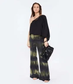 RAQUEL ALLEGRA Pantalon Gigi Vert -ANINE BING Boutique raque look20230126 29
