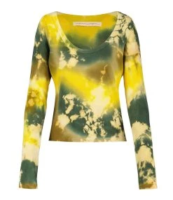 RAQUEL ALLEGRA Tee-shirt Manches Longues Kate Rayures Multicolore