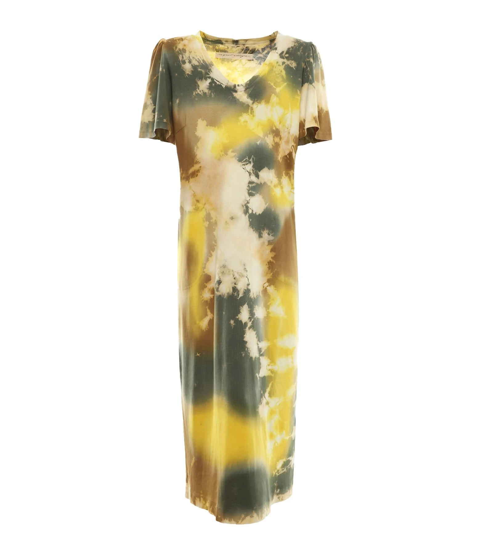 RAQUEL ALLEGRA Robe Longue New Flutter Jaune 3 RAQUEL ALLEGRA Robe Longue New Flutter Jaune