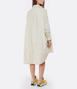 ROBERTO COLLINA Robe Chemise Coton Beige -ANINE BING Boutique rcoll look20220126 322