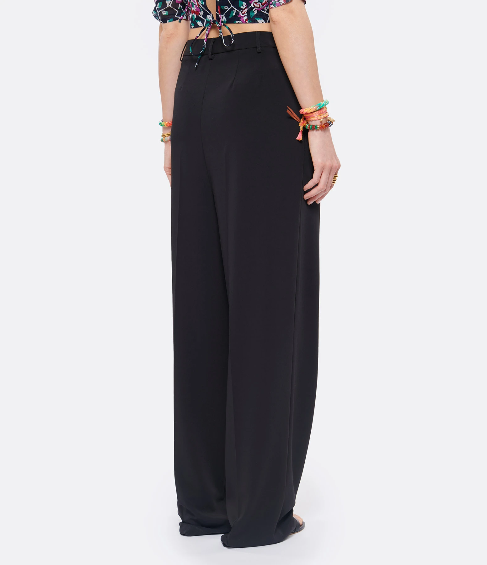 ROBERTO COLLINA Pantalon Noir 7 ROBERTO COLLINA Pantalon Noir – Image 5