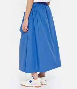 ROBERTO COLLINA Jupe Mi Longue Bleu Poches 11 ROBERTO COLLINA Jupe Mi Longue Bleu Poches -ANINE BING Boutique rcoll look20230228 244