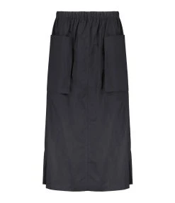 ANINE BING Boutique 22 ROBERTO COLLINA Jupe Mi Longue Noir Poches