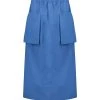 ROBERTO COLLINA Jupe Mi Longue Bleu Poches 1 ROBERTO COLLINA Jupe Mi Longue Bleu Poches -ANINE BING Boutique rcoll51467 pck20230223 1