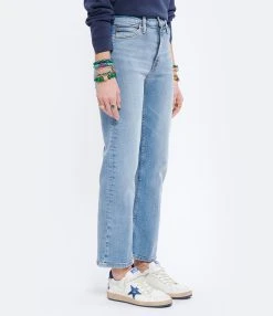 RE/DONE Jean 70s Crop Boot Denim Bleu Délavé 10 RE/DONE Jean 70s Crop Boot Denim Bleu Délavé -ANINE BING Boutique redon look20220302 163
