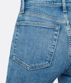 RE/DONE Jean 90s High Rise Ankle Crop Denim Bleu 13 RE/DONE Jean 90s High Rise Ankle Crop Denim Bleu -ANINE BING Boutique redon look20220621 485