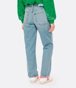RE/DONE Jean 90s Crop Low Slung Denim Bleu -ANINE BING Boutique redon look20220727 502