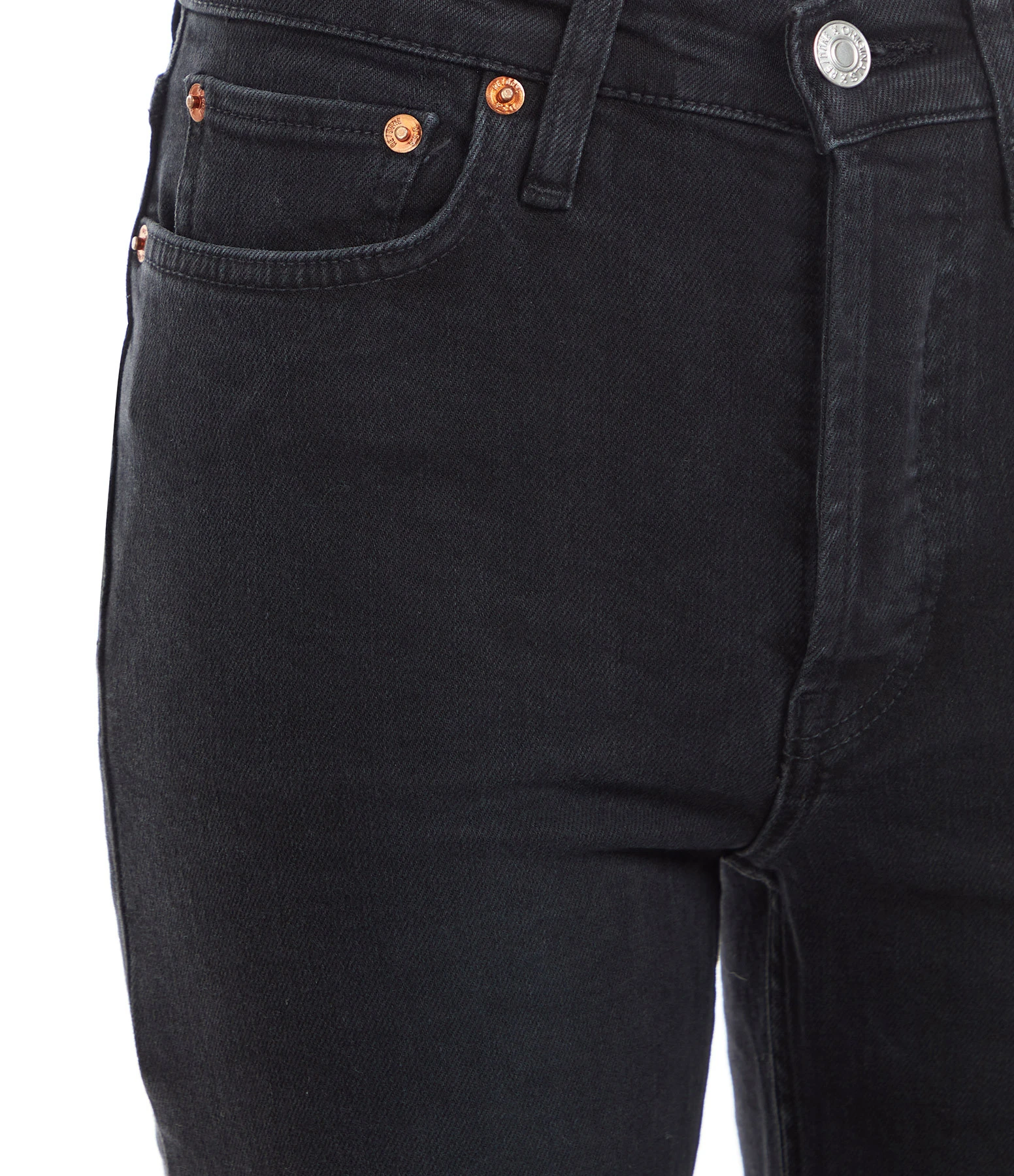 RE/DONE Jean 70s Stove Coton Noir Délavé 4 RE/DONE Jean 70s Stove Coton Noir Délavé – Image 2