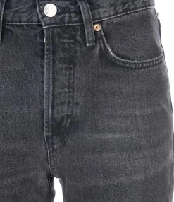 RE/DONE Jean 70s Bootcut Denim Broken In Black -ANINE BING Boutique redon37117 pck20211018 2