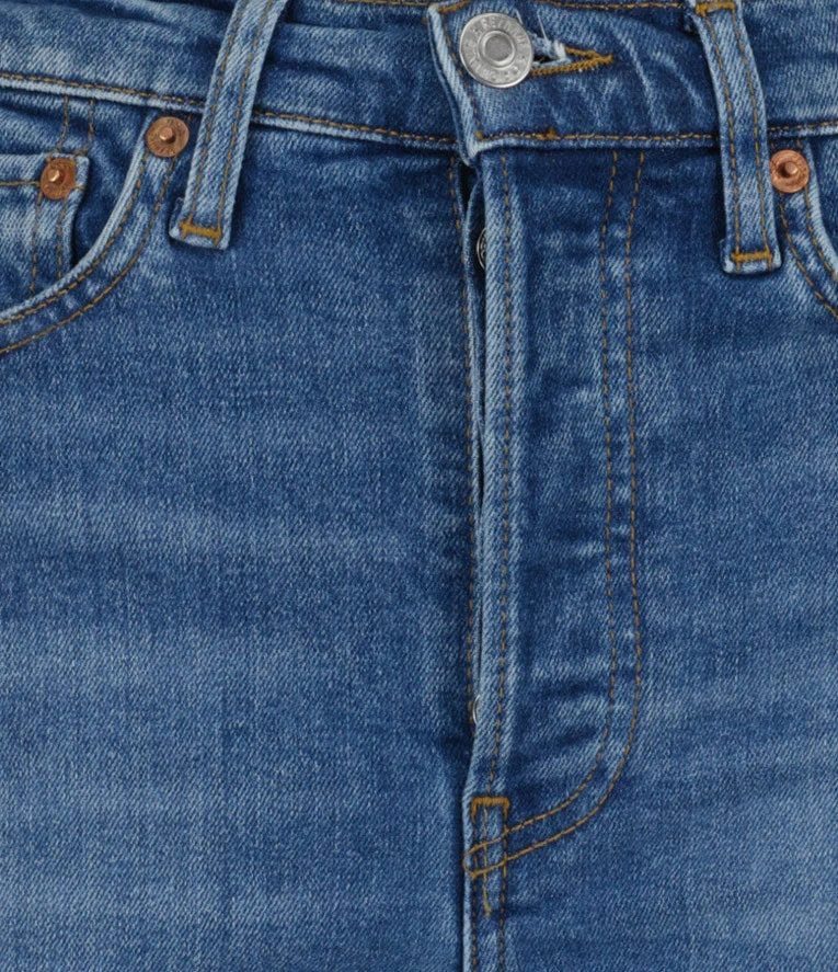 RE/DONE Jean 90s High Rise Ankle Crop Denim Bleu 4 RE/DONE Jean 90s High Rise Ankle Crop Denim Bleu – Image 2