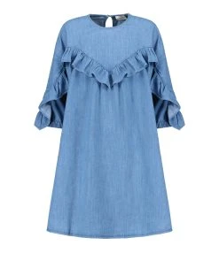 Roseanna Robe Coton Bleu