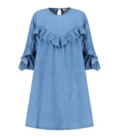Roseanna Robe Coton Bleu