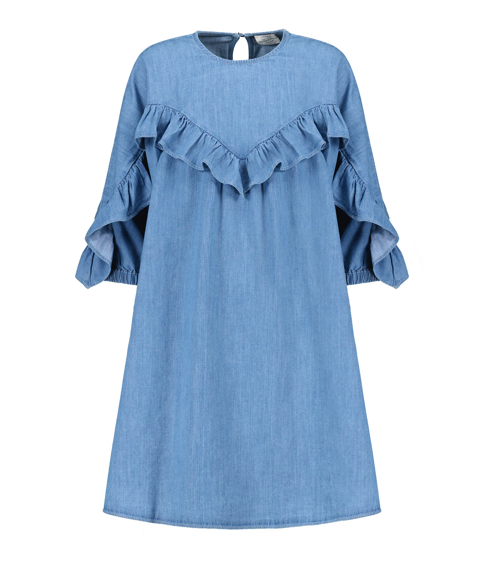 Roseanna Robe Coton Bleu 3 Roseanna Robe Coton Bleu