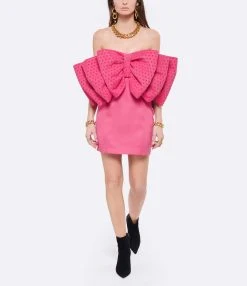 ROTATE Robe Nathalie Rose Violet 9 ROTATE Robe Nathalie Rose Violet -ANINE BING Boutique rotat look20211214 191 1