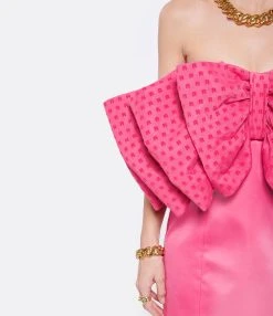 ROTATE Robe Nathalie Rose Violet 11 ROTATE Robe Nathalie Rose Violet -ANINE BING Boutique rotat look20211214 193 1