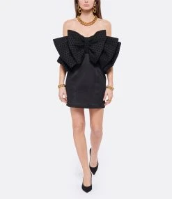 ROTATE Robe Nathalie Noir 11 ROTATE Robe Nathalie Noir -ANINE BING Boutique rotat look20211214 202
