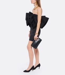 ROTATE Robe Nathalie Noir 13 ROTATE Robe Nathalie Noir -ANINE BING Boutique rotat look20211214 207