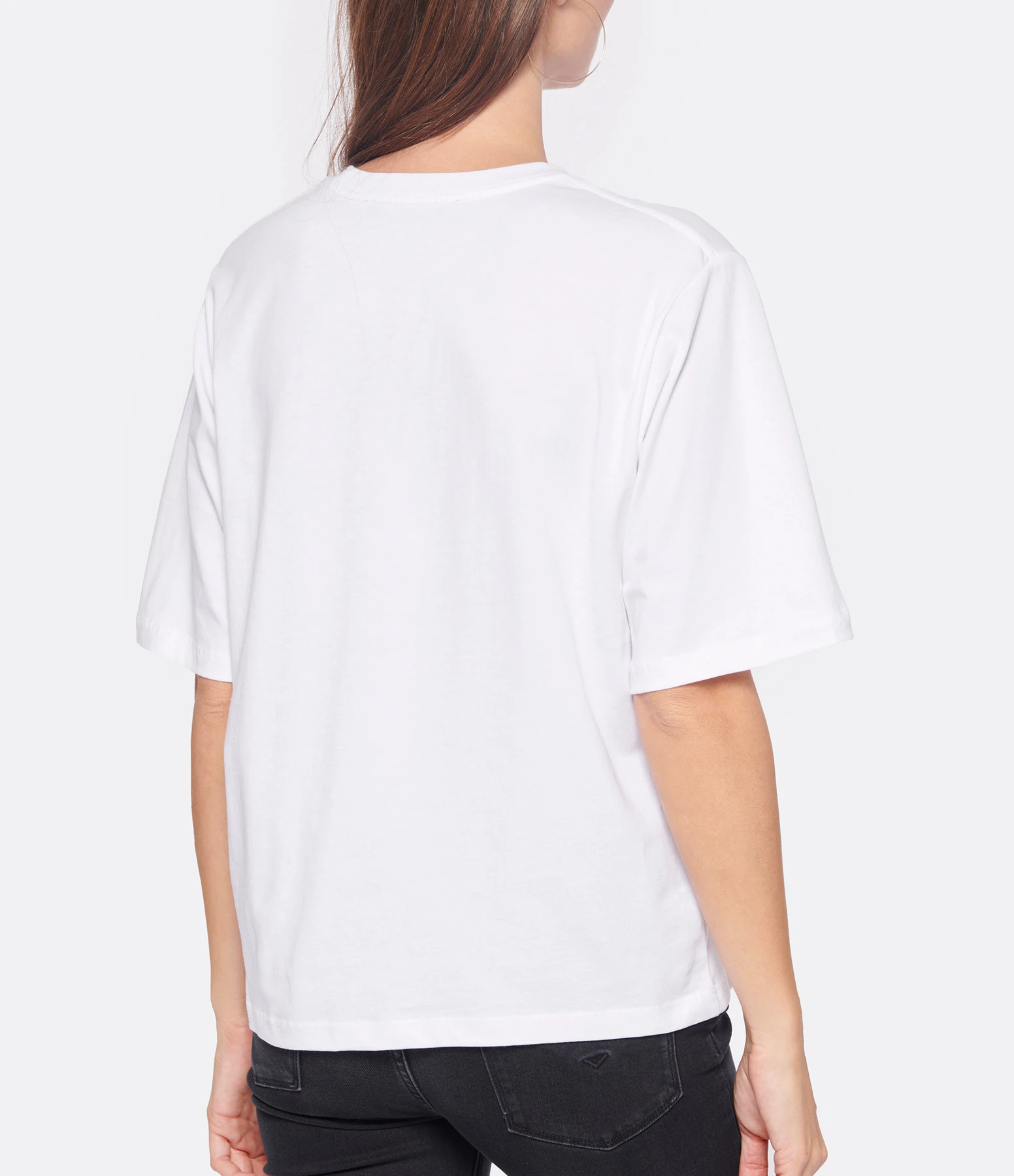 ROTATE Tee-shirt Logo Coton Blanc, Capsule Sunday 6 ROTATE Tee-shirt Logo Coton Blanc, Capsule Sunday – Image 4