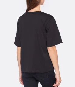 ROTATE Tee-shirt Lips Coton Noir, Capsule Sunday 10 ROTATE Tee-shirt Lips Coton Noir, Capsule Sunday -ANINE BING Boutique rotat look20221102 277