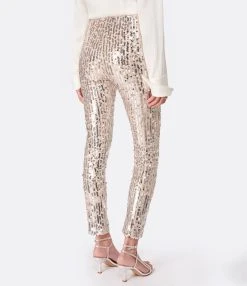 ROTATE Leggings Jean Sequin Argenté 13 ROTATE Leggings Jean Sequin Argenté -ANINE BING Boutique rotat look20221124 416