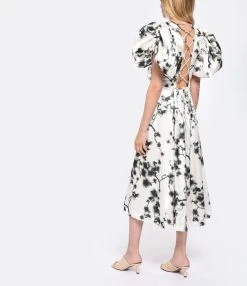 ROTATE Robe Mi-Longue Fleuri 7 ROTATE Robe Mi-Longue Fleuri -ANINE BING Boutique rotat look20230222 216