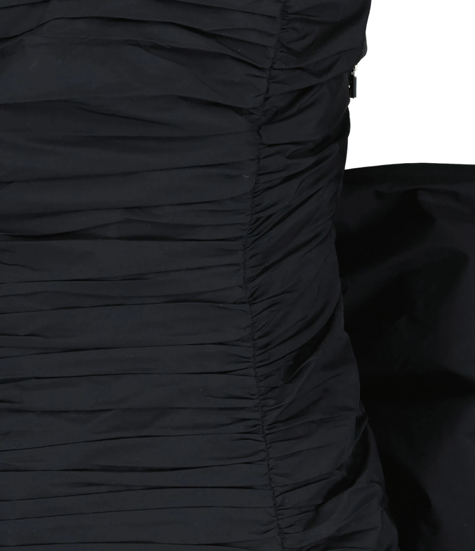 ROTATE Robe Mini Noeud Plissée Noir 4 ROTATE Robe Mini Noeud Plissée Noir – Image 2