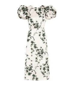 ROTATE Robe Mi-Longue Fleuri