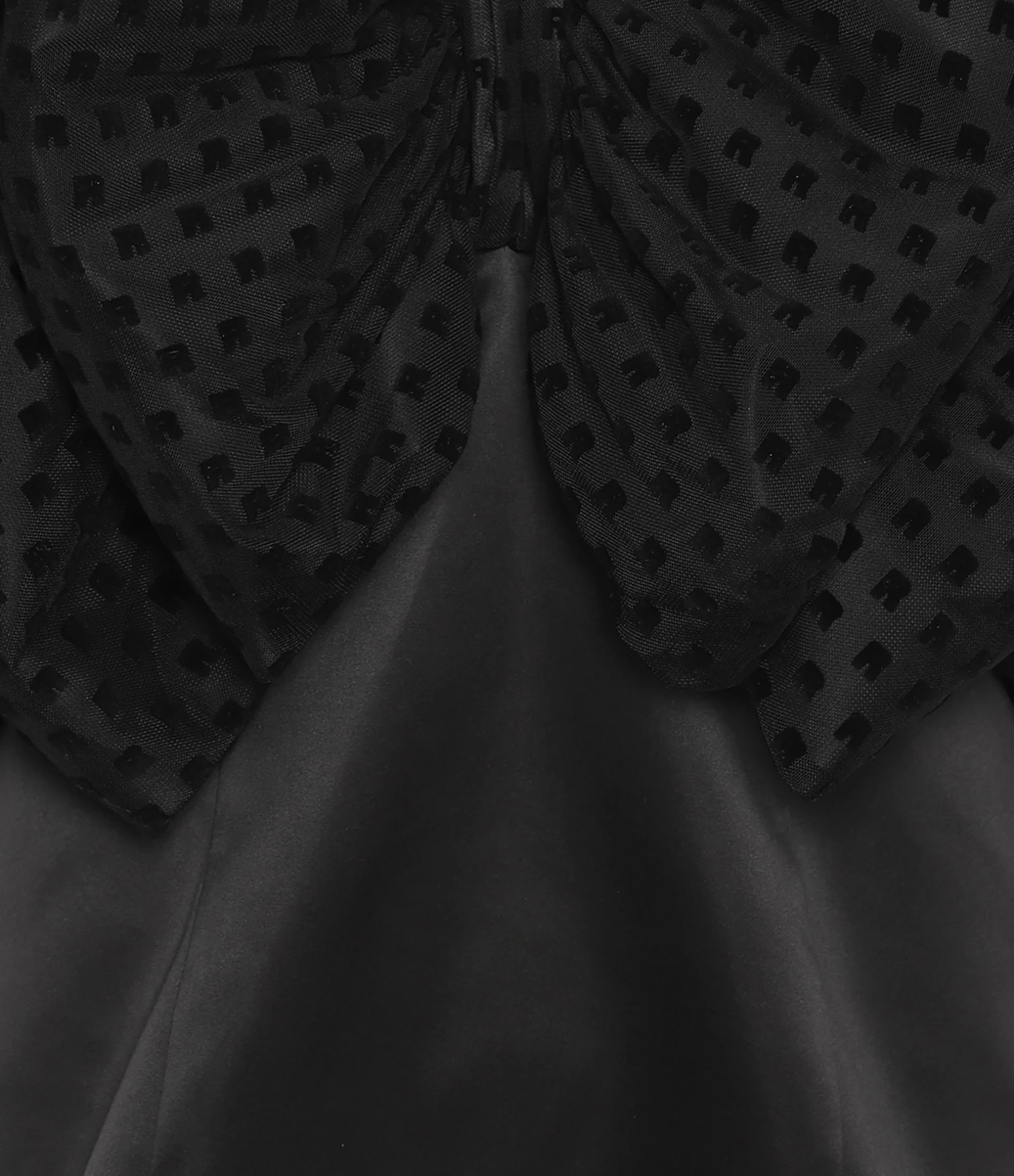 ROTATE Robe Nathalie Noir 5 ROTATE Robe Nathalie Noir – Image 3