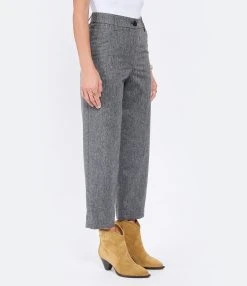 See By Chloé Pantalon Laine Gris 12 See By Chloé Pantalon Laine Gris -ANINE BING Boutique seeby look20220524 367